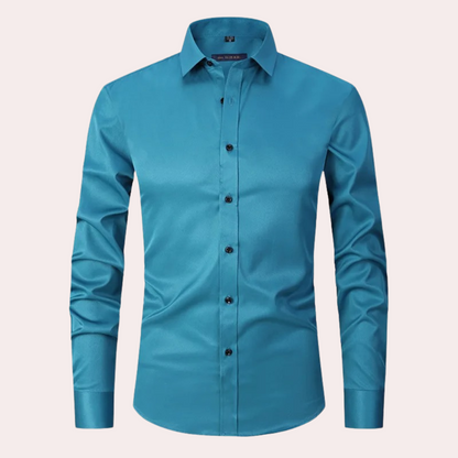 Chemise stretch homme | Chemise classique à coupe confortable