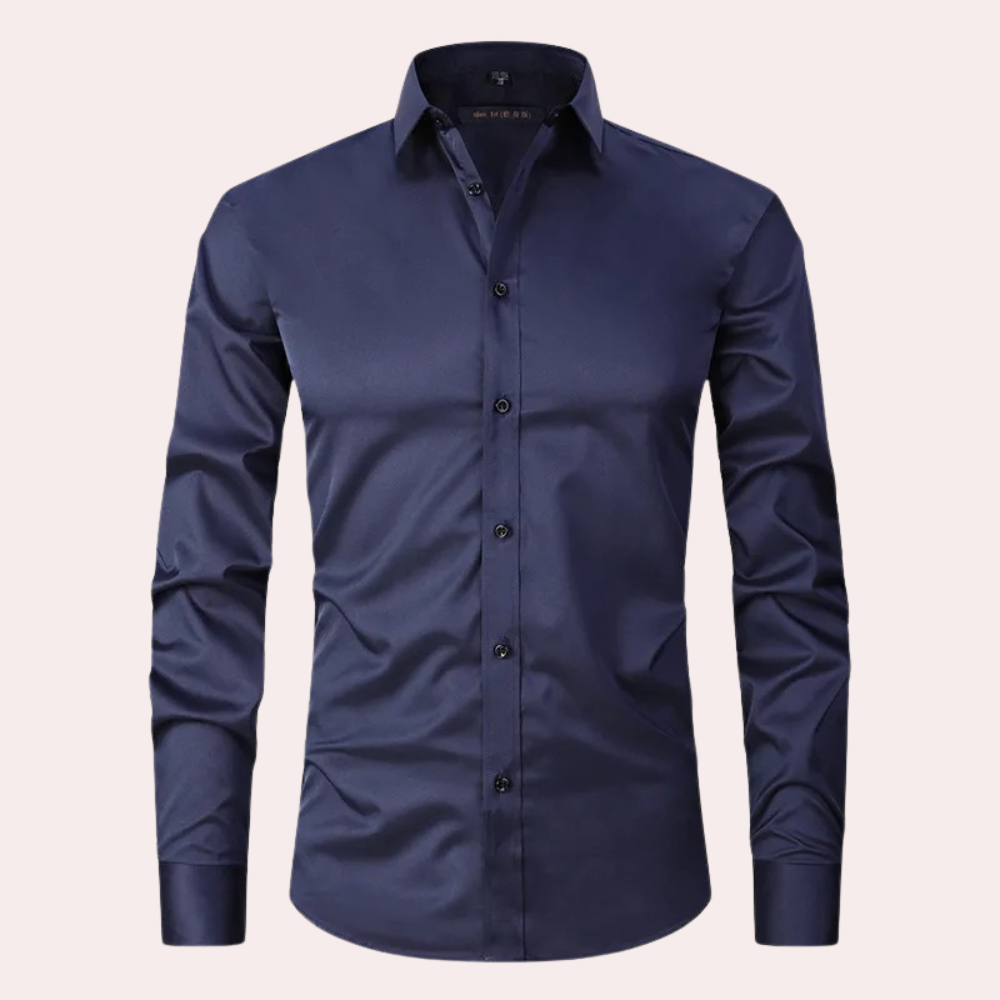 Chemise stretch homme | Chemise classique à coupe confortable
