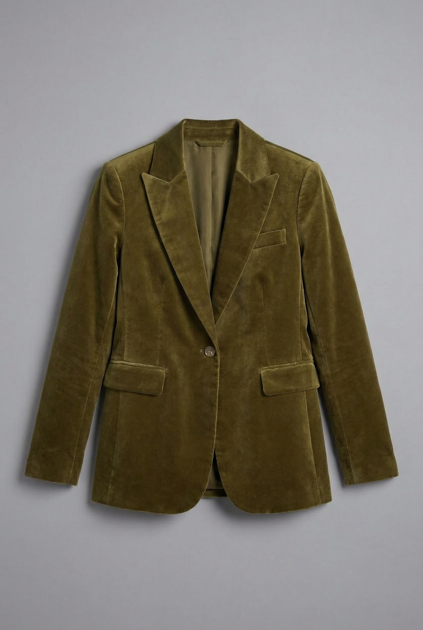 Blazer femme en velours – Veste cintrée et élégante pour occasions spéciales