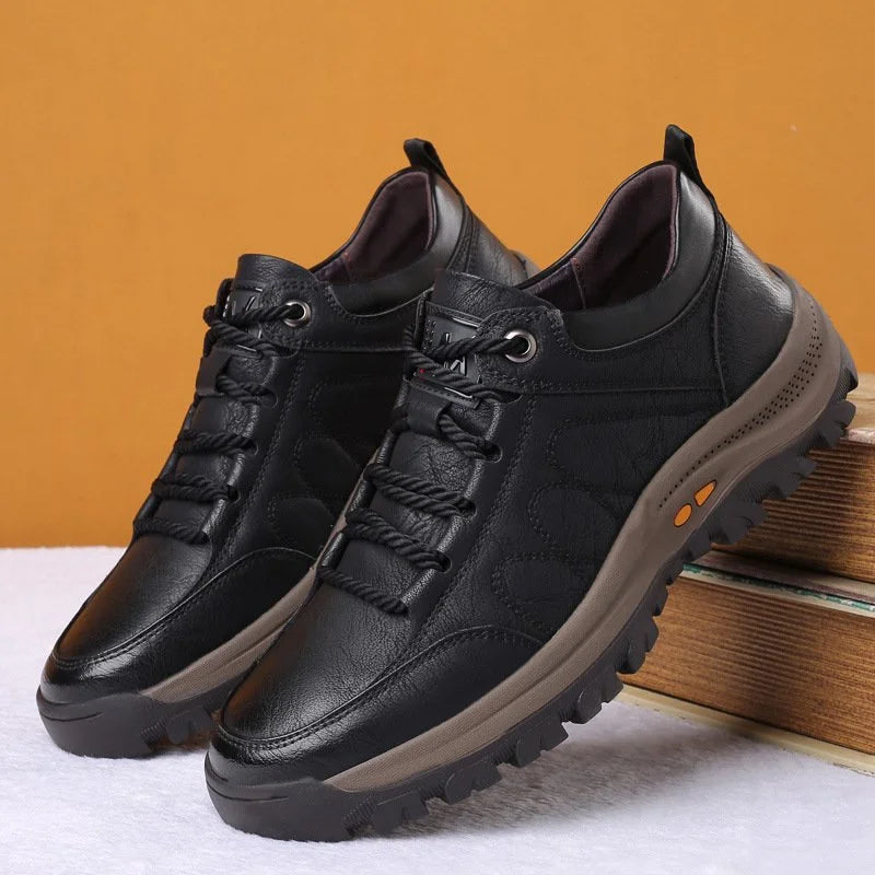 Nouvelles chaussures orthopédiques en cuir pour hommes 2026