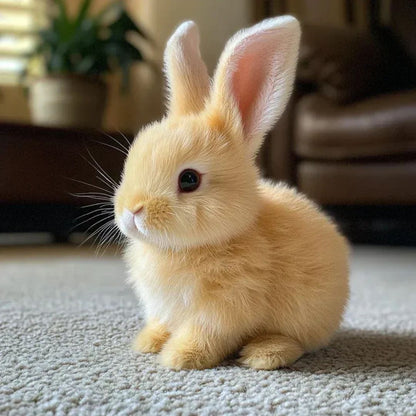 Lapin en peluche interactif pour enfants – Compagnon de jeu réaliste