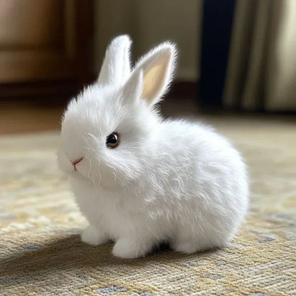 Lapin en peluche interactif pour enfants – Compagnon de jeu réaliste