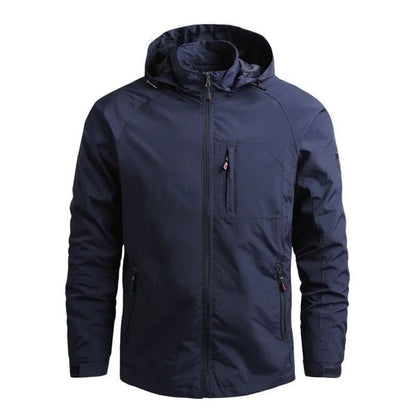 Veste légère coupe-vent cargo pour hommes