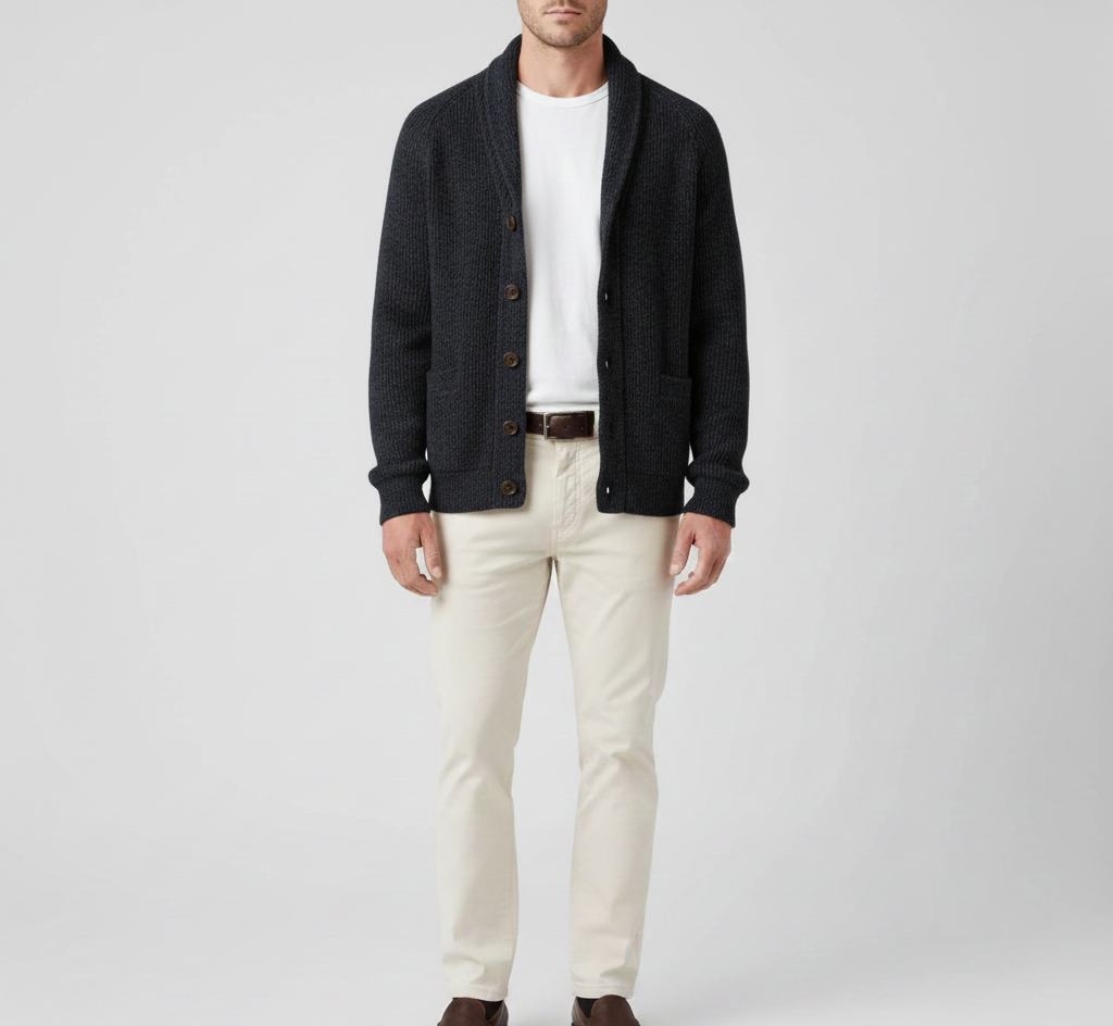 Men's Wool Cardigan