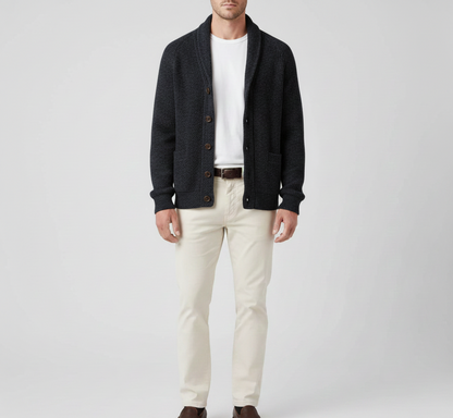 Men's Wool Cardigan