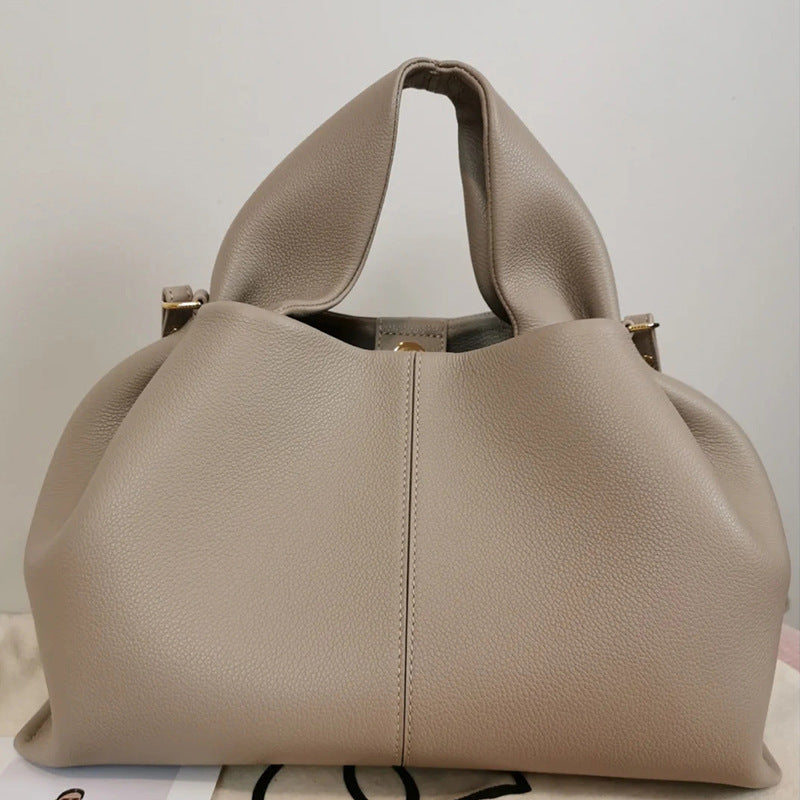 Leather handbag