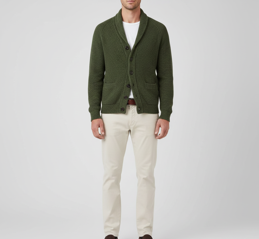 Men's Wool Cardigan