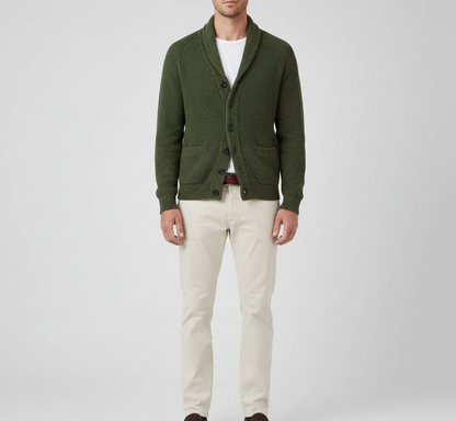 Men's Wool Cardigan