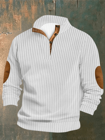 Cooper - Ripped Sweater with High Collar