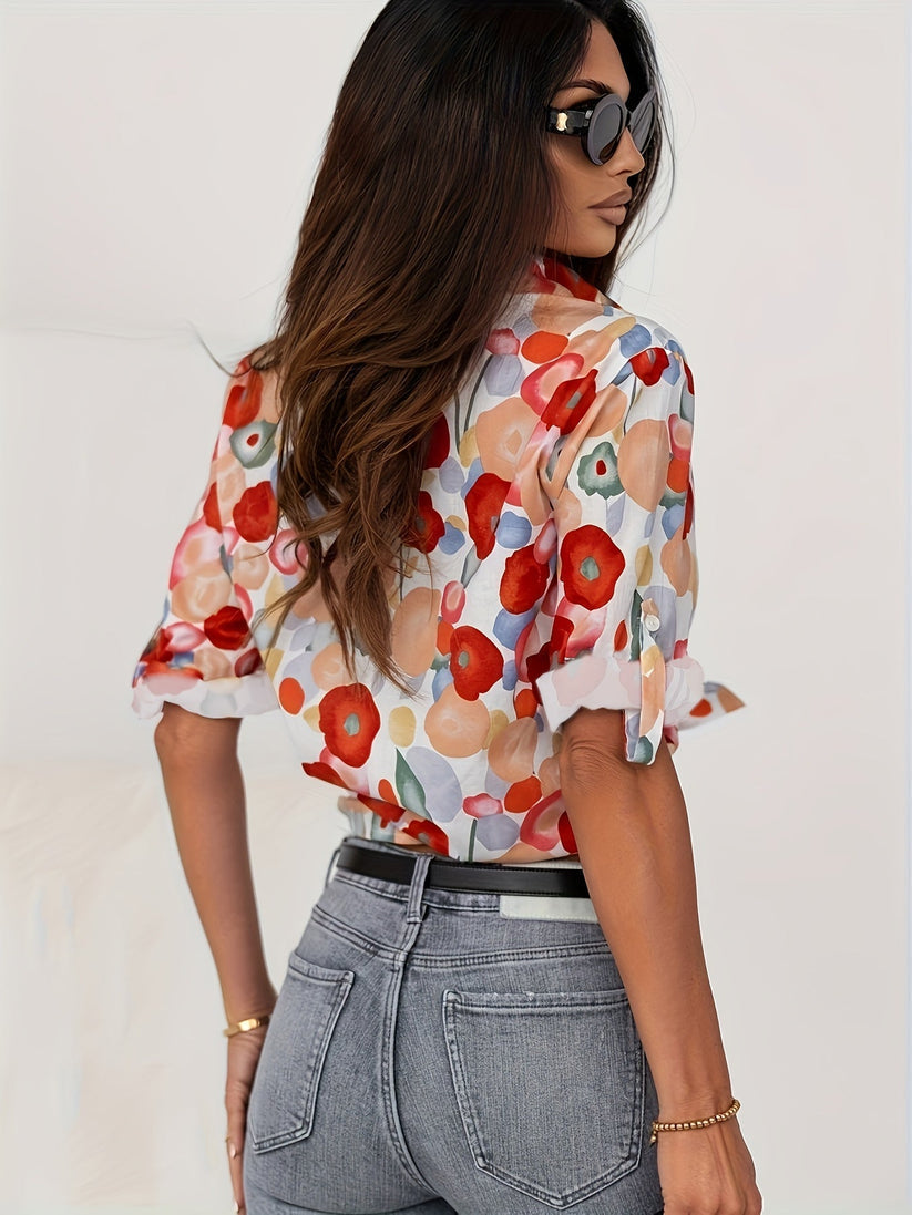 Norah | Stylish Floral Blouse for Women