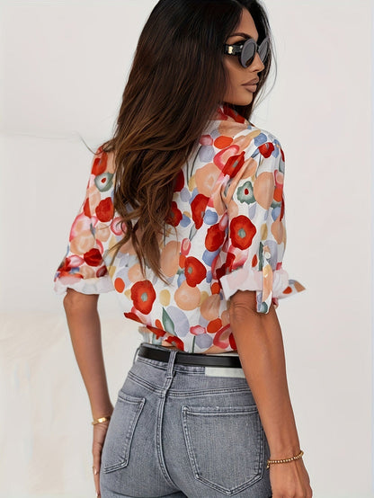 Norah | Stylish Floral Blouse for Women