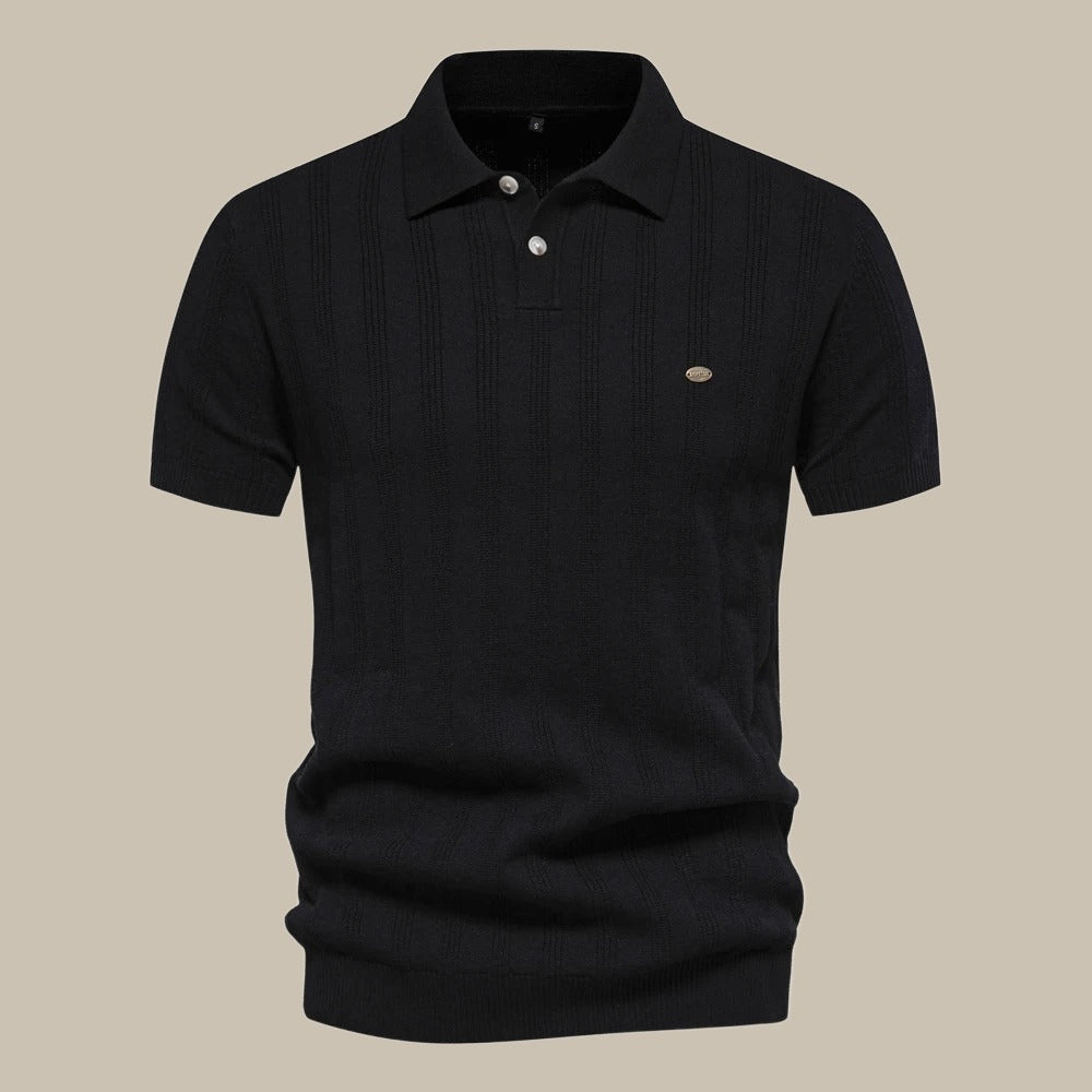Finn | Stylish Short-Sleeve Merino Polo