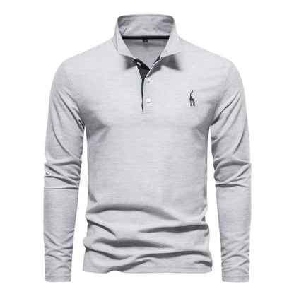 Polo à manches longues pour homme