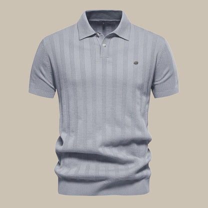 Finn | Stylish Short-Sleeve Merino Polo