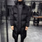 Veste longue matelassée pour hommes avec capuche | Veste d'hiver chaude et épaisse