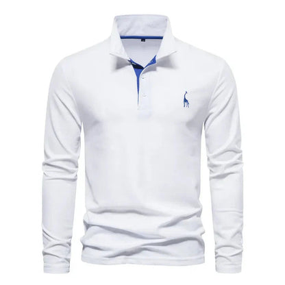 Polo à manches longues pour homme